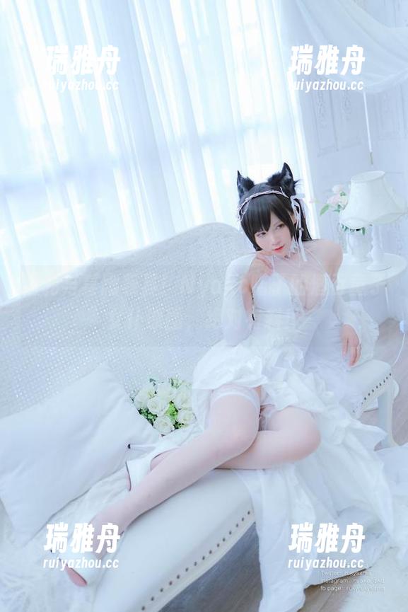 Nyako喵子 福利与喜剧兼具!Nyako喵子的酒吞童子女仆原图,绝对有料!