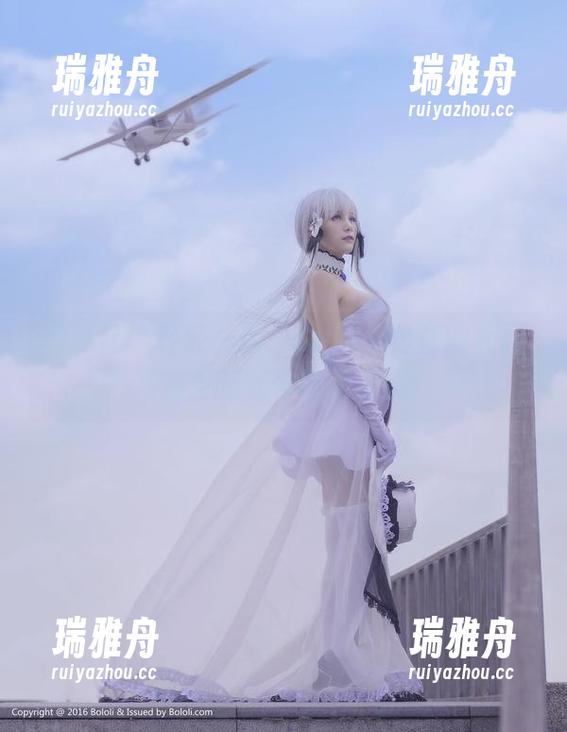 波萝社 - 轻轻一撩，Suki朱忆音的礼服写真更新让你心跳加速！